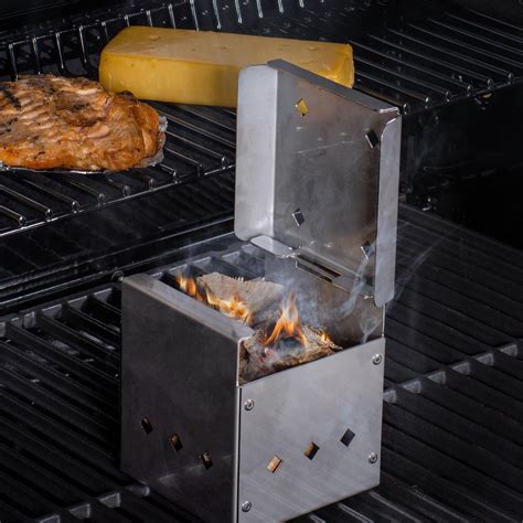 stainless steel smoker box for sale|smoker box for bbq grilling.